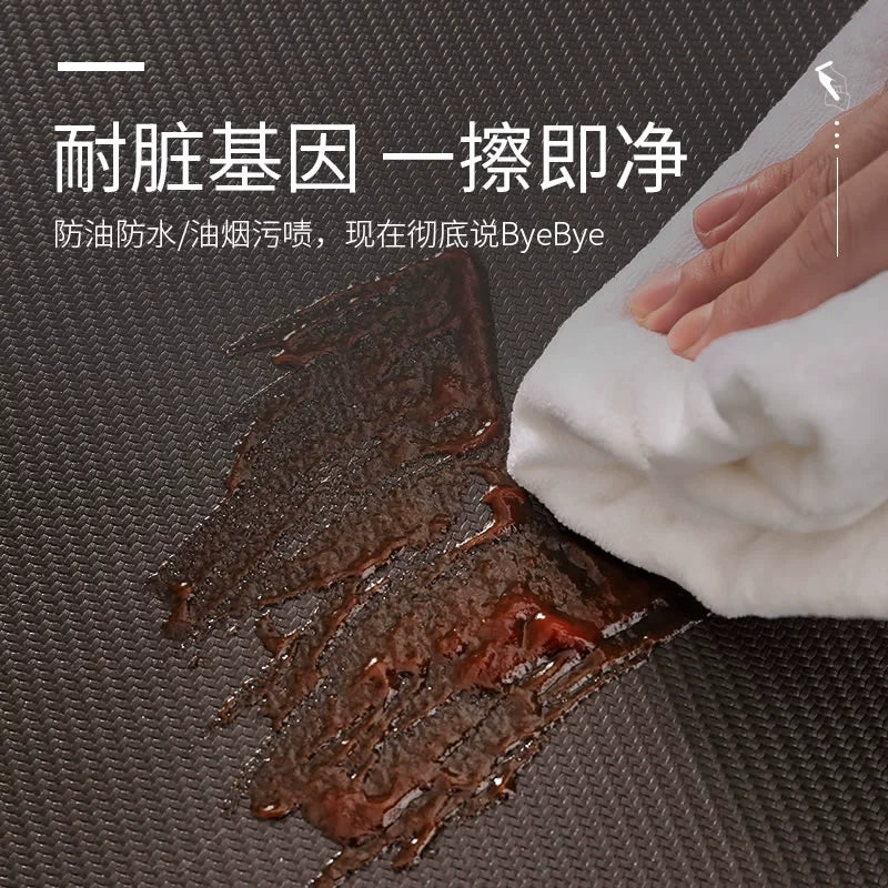 Kitchen Thickened Floor Mat Oil-Proof Waterproof and Stain-Resistant
