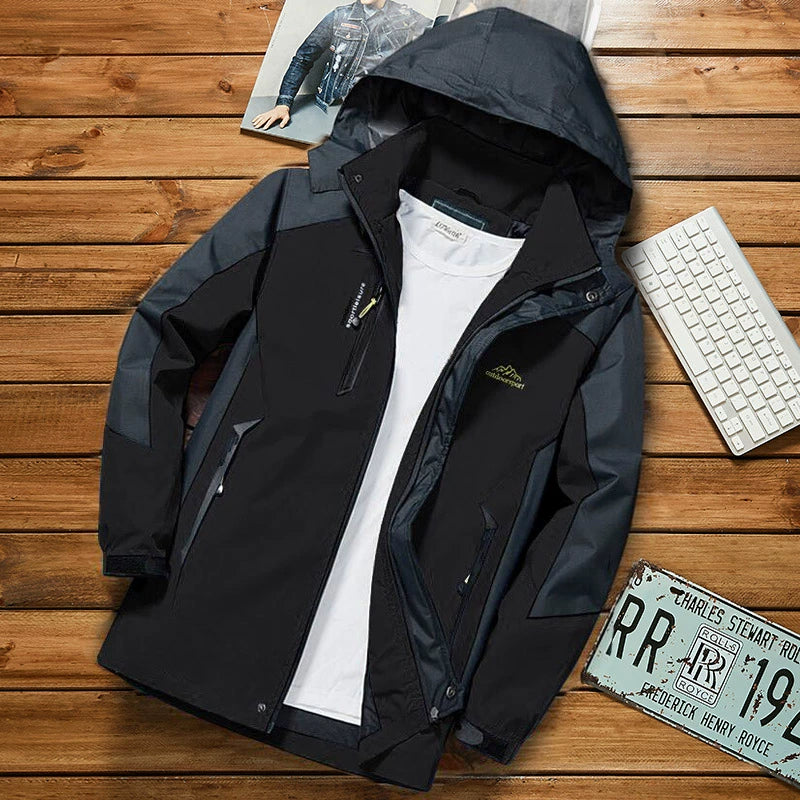 Men's Thin Outdoor Waterproof All Year Round Shell Jacket