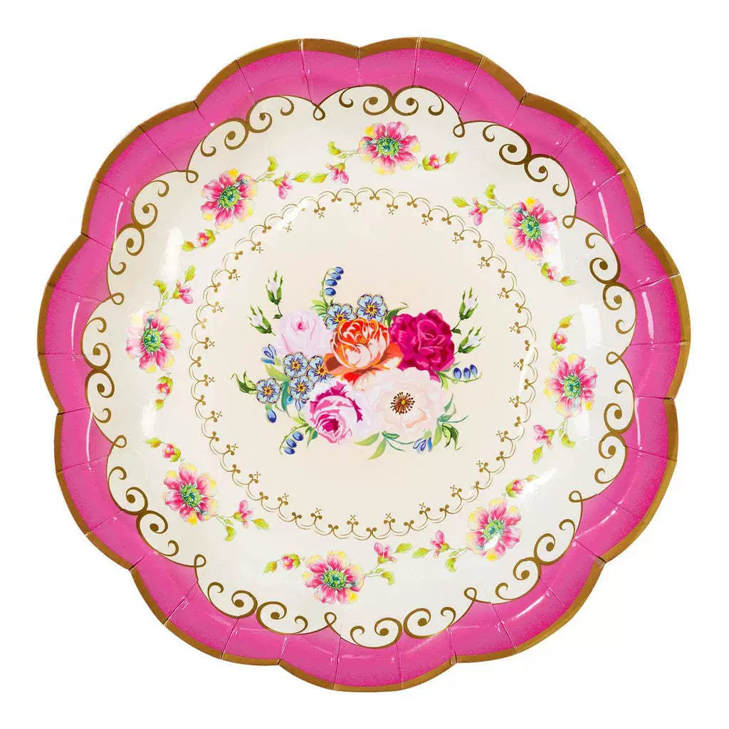 Chinese Style Dessert Tea Time Party Tea Break Paper Plates