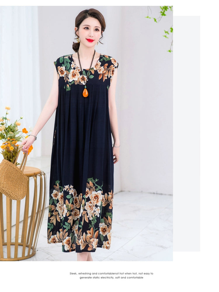 Summer Pure Cotton Stylish Extra Large Size 110.00kg Dress or Sleepwear