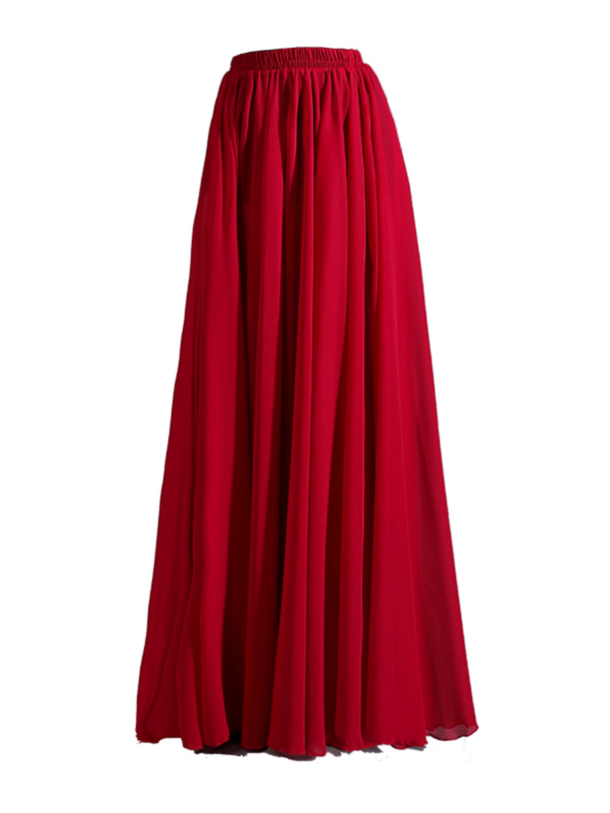 720-Degree Large Hem Half-Length Yarn Dance Skirt