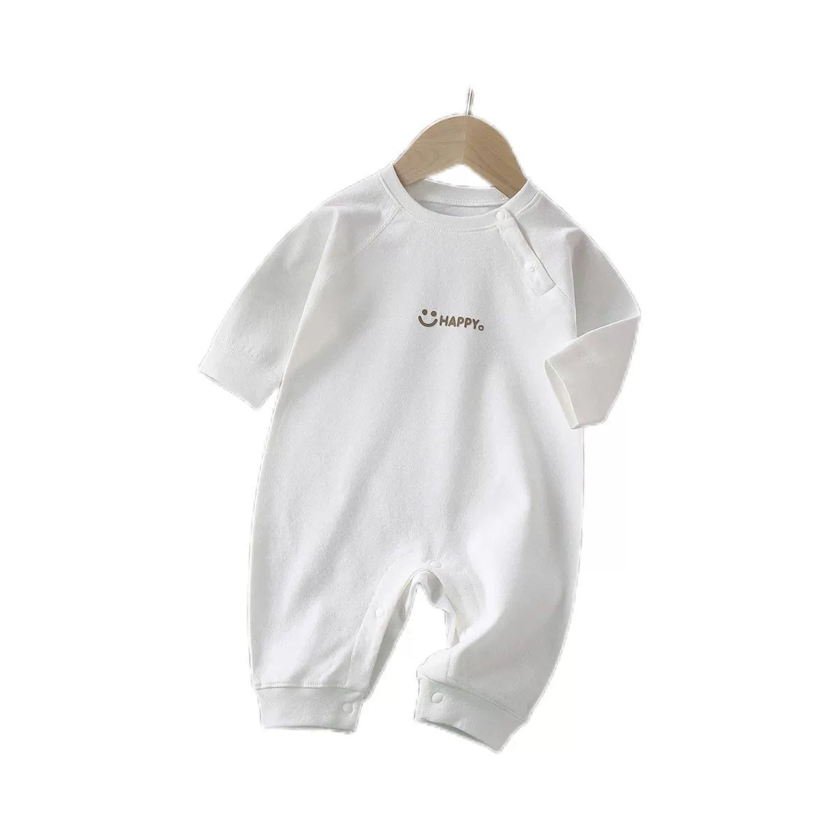 Newborn Baby Spring Autumn Pure Cotton Long Sleeves Jumpsuit Romper