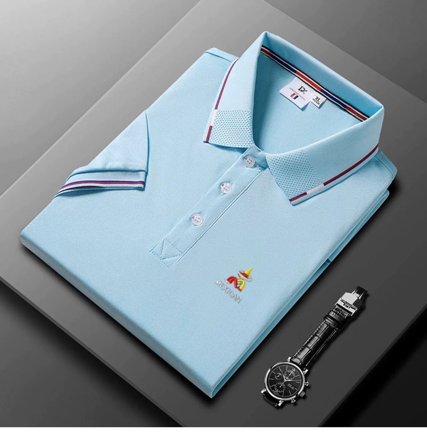 Men/Women Shirt Short-Sleeved and Long-Sleeved Casual Polo T-shirts