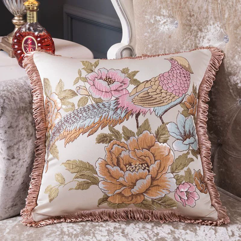 European-Style Luxury Sofa Cushion Pillow Cover Living Room and Hotel Club