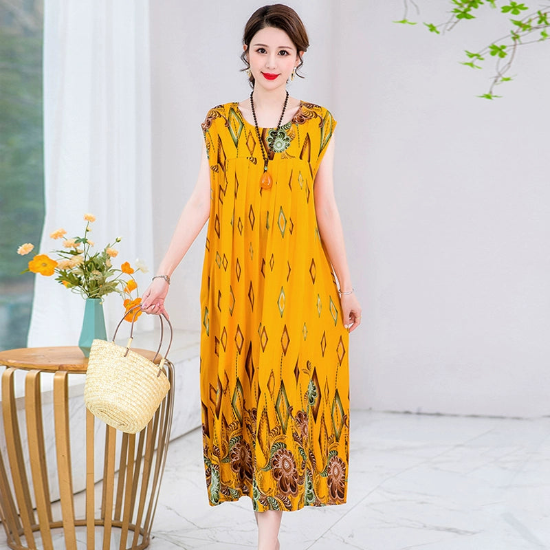 Summer Pure Cotton Stylish Extra Large Size 110.00kg Dress or Sleepwear