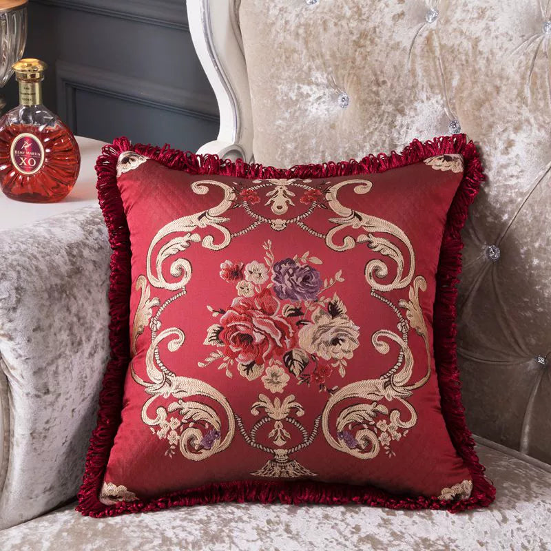 European-Style Luxury Sofa Cushion Pillow Cover Living Room and Hotel Club