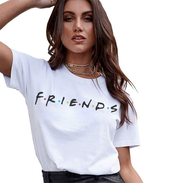 Short Sleeve T-Shirts Round Neck Cartoon Printing Comfortable