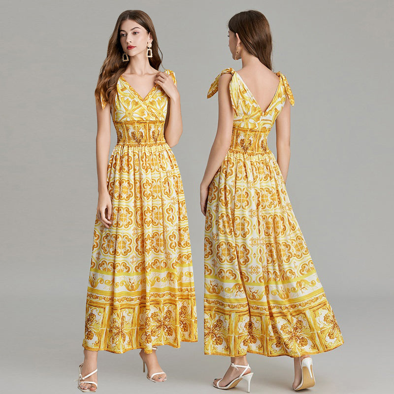 Summer Celebrity Short Sleeve Dress