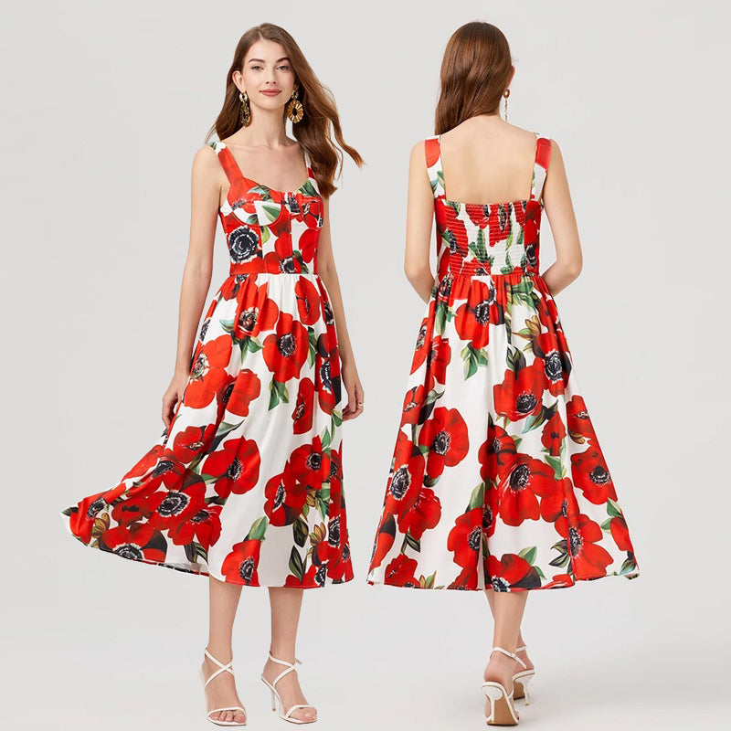 Summer Celebrity Short Sleeve Dress