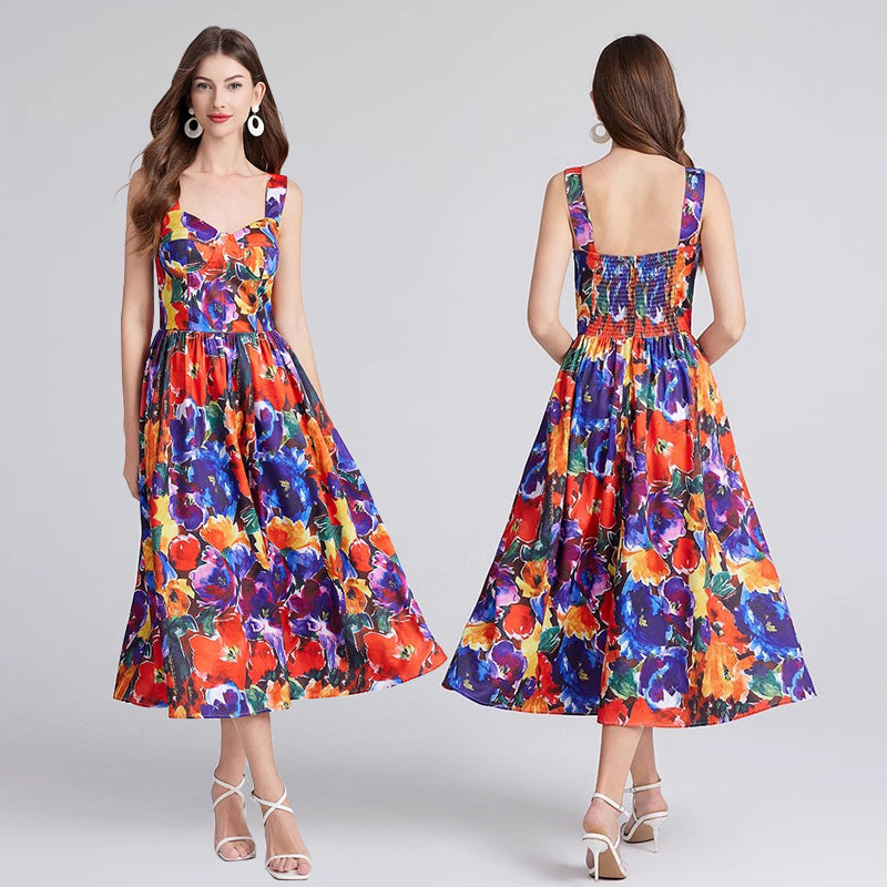 Summer Celebrity Short Sleeve Dress