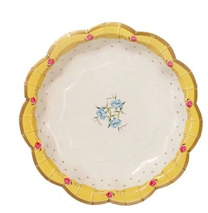 Chinese Style Dessert Tea Time Party Tea Break Paper Plates