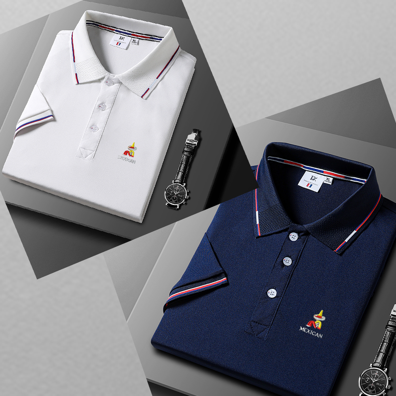 Men/Women Shirt Short-Sleeved and Long-Sleeved Casual Polo T-shirts