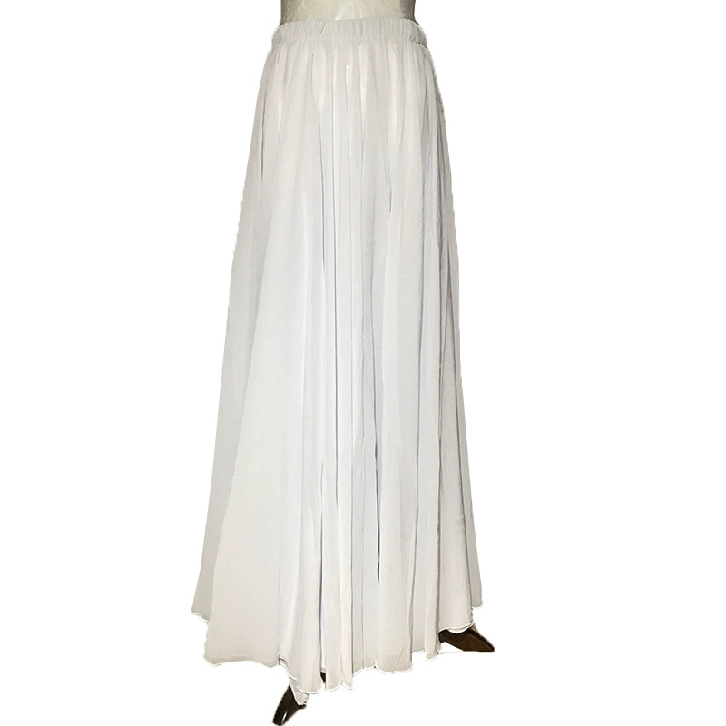 720-Degree Large Hem Half-Length Yarn Dance Skirt