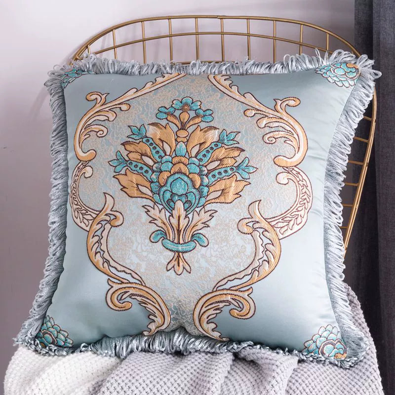 European-Style Luxury Sofa Cushion Pillow Cover Living Room and Hotel Club