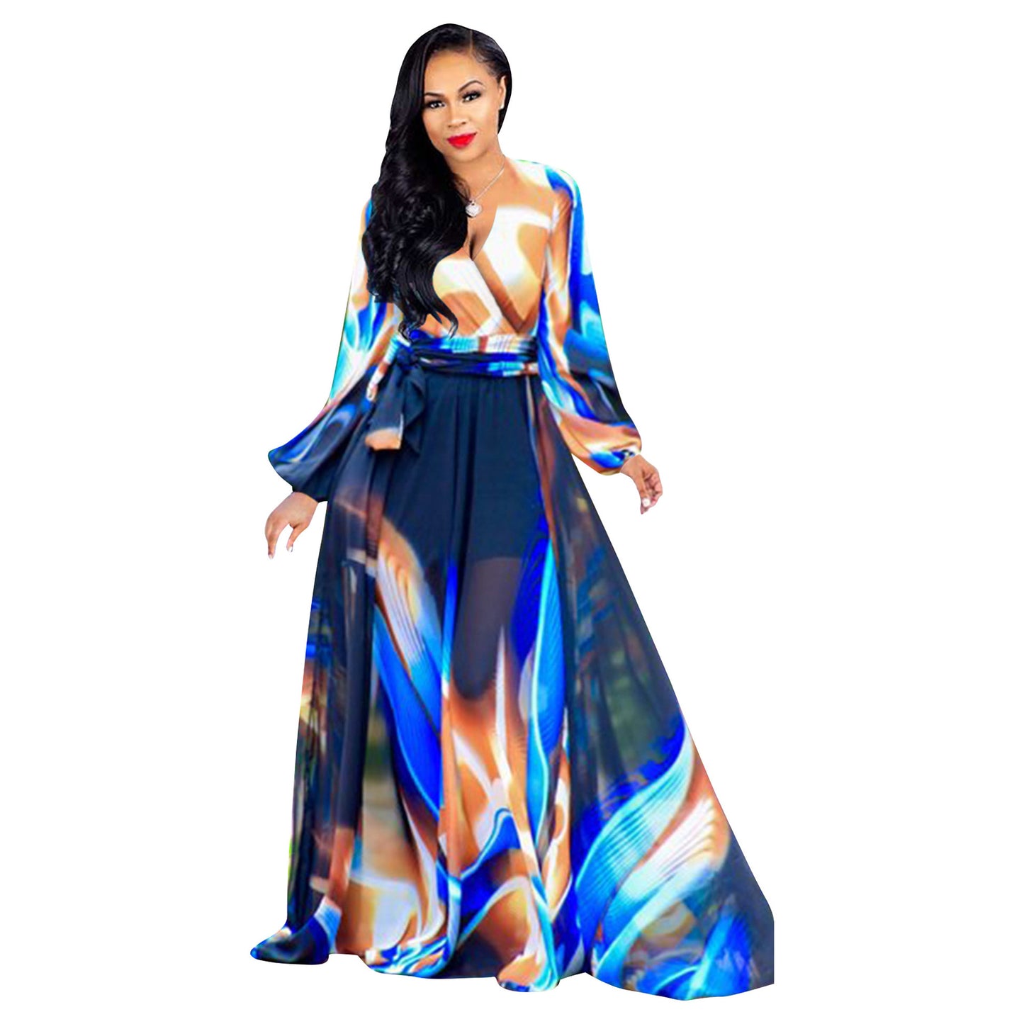 Printed Fashion Floral Beach Dress Fashion Print Fashion Floral Beach Dress