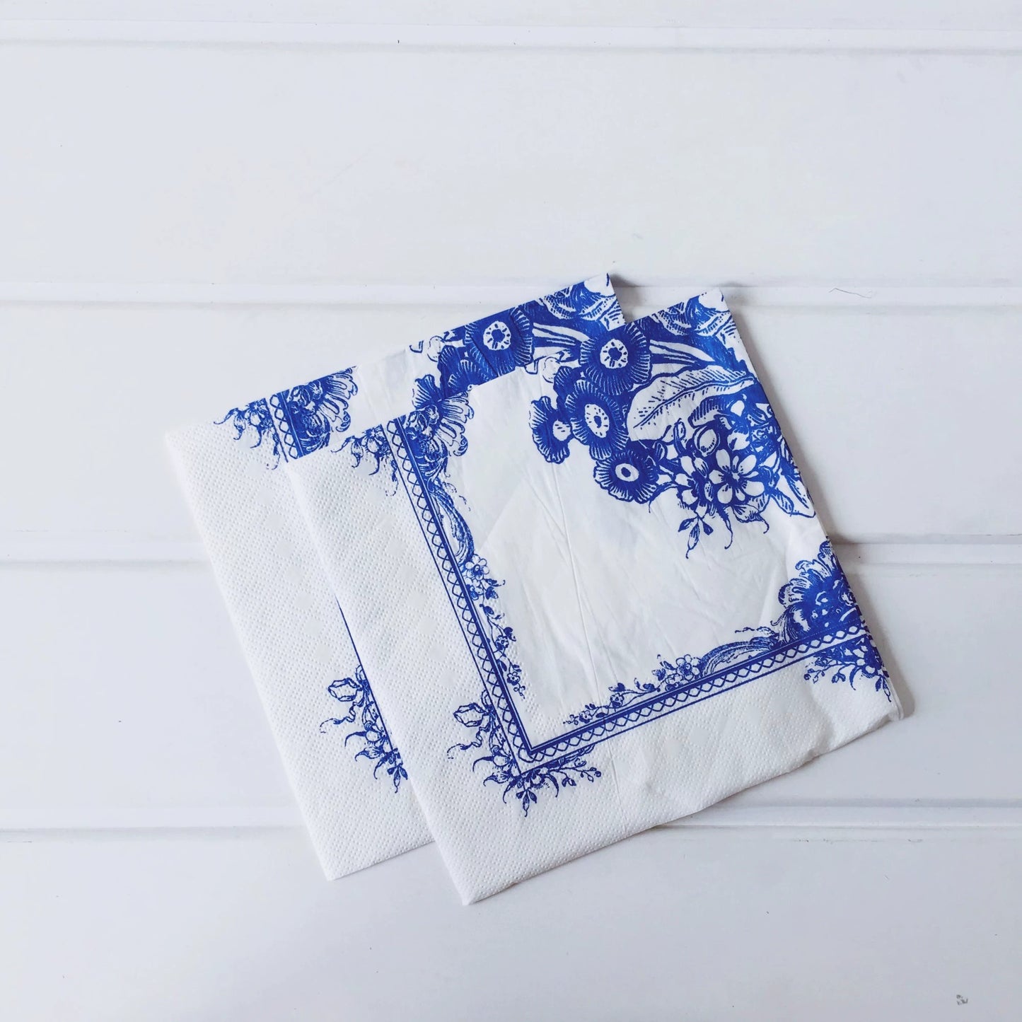 Blue and White Porcelain Series Disposable Paper Plate Chinese Style