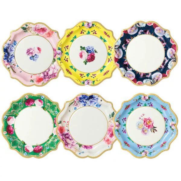 Chinese Style Dessert Tea Time Party Tea Break Paper Plates