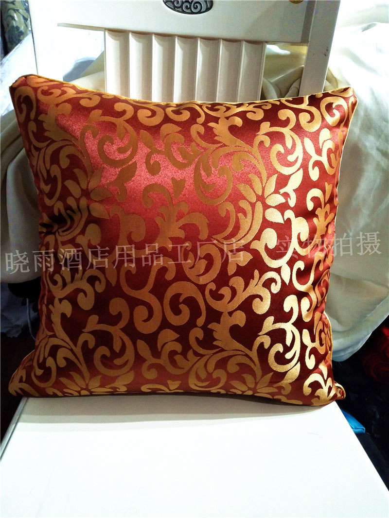 Luxury Hotel Room Removable and Washable Pillow Bed Cushion Cover & Bed Runners