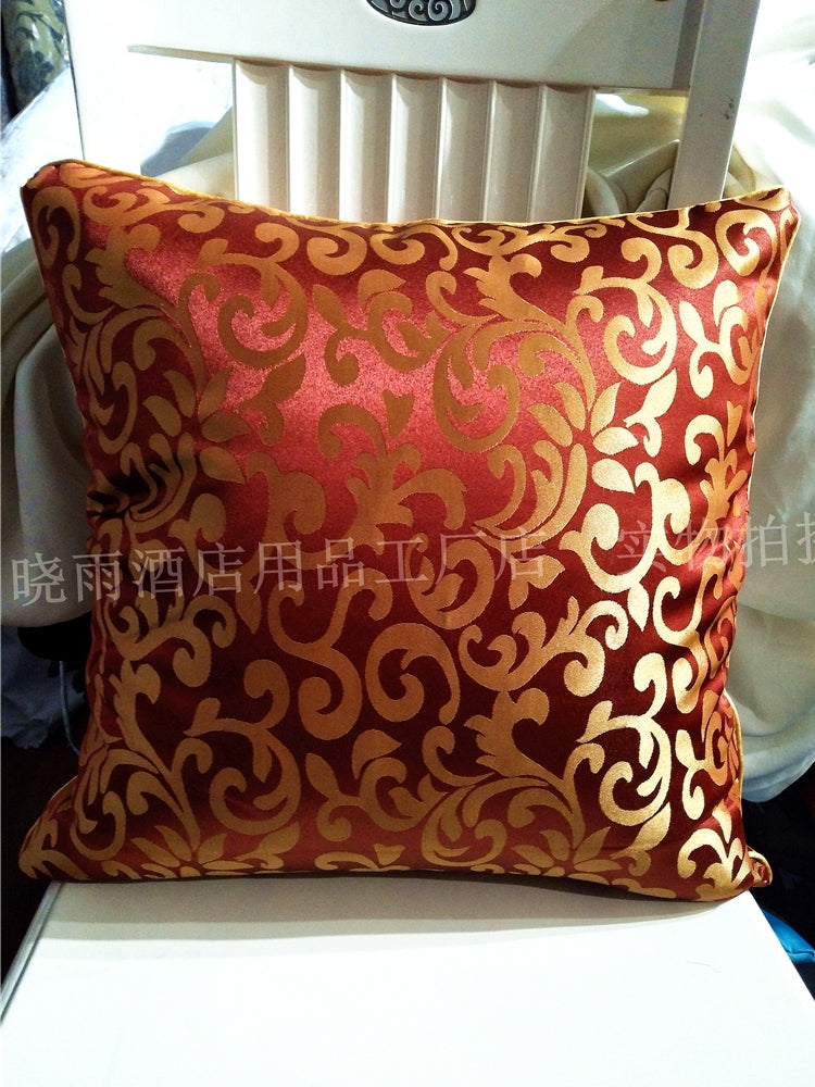 Luxury Hotel Room Removable and Washable Pillow Bed Cushion Cover & Bed Runners
