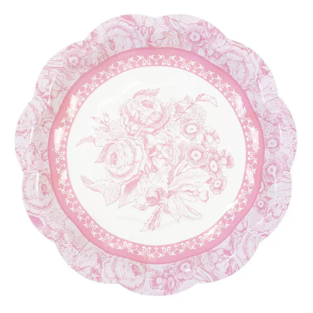 Chinese Style Dessert Tea Time Party Tea Break Paper Plates