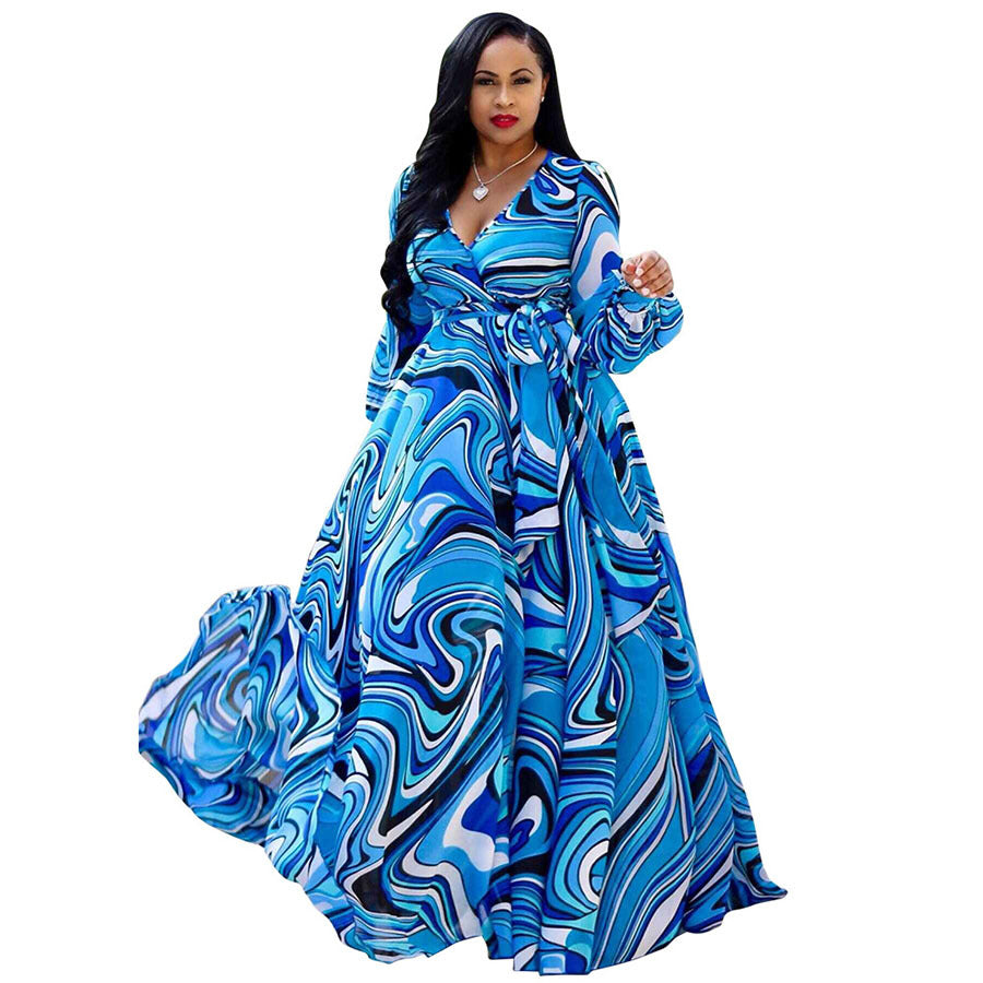Printed Fashion Floral Beach Dress Fashion Print Fashion Floral Beach Dress