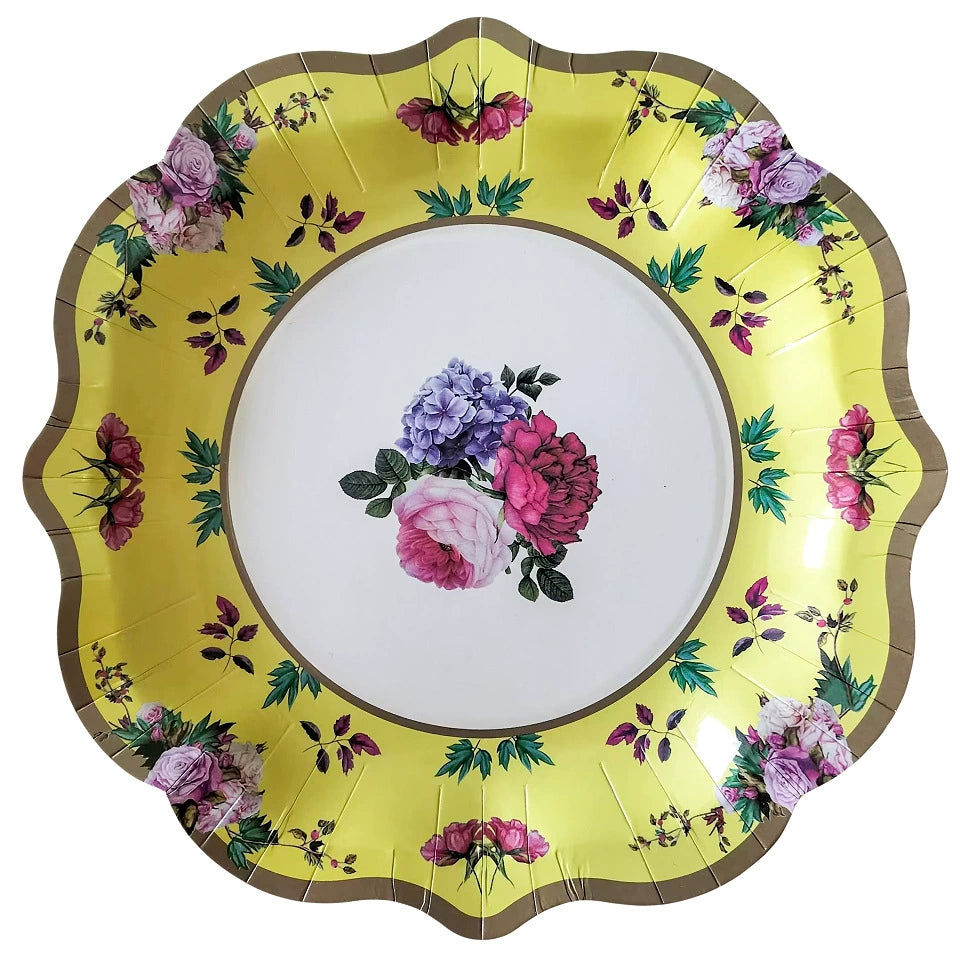 Chinese Style Dessert Tea Time Party Tea Break Paper Plates