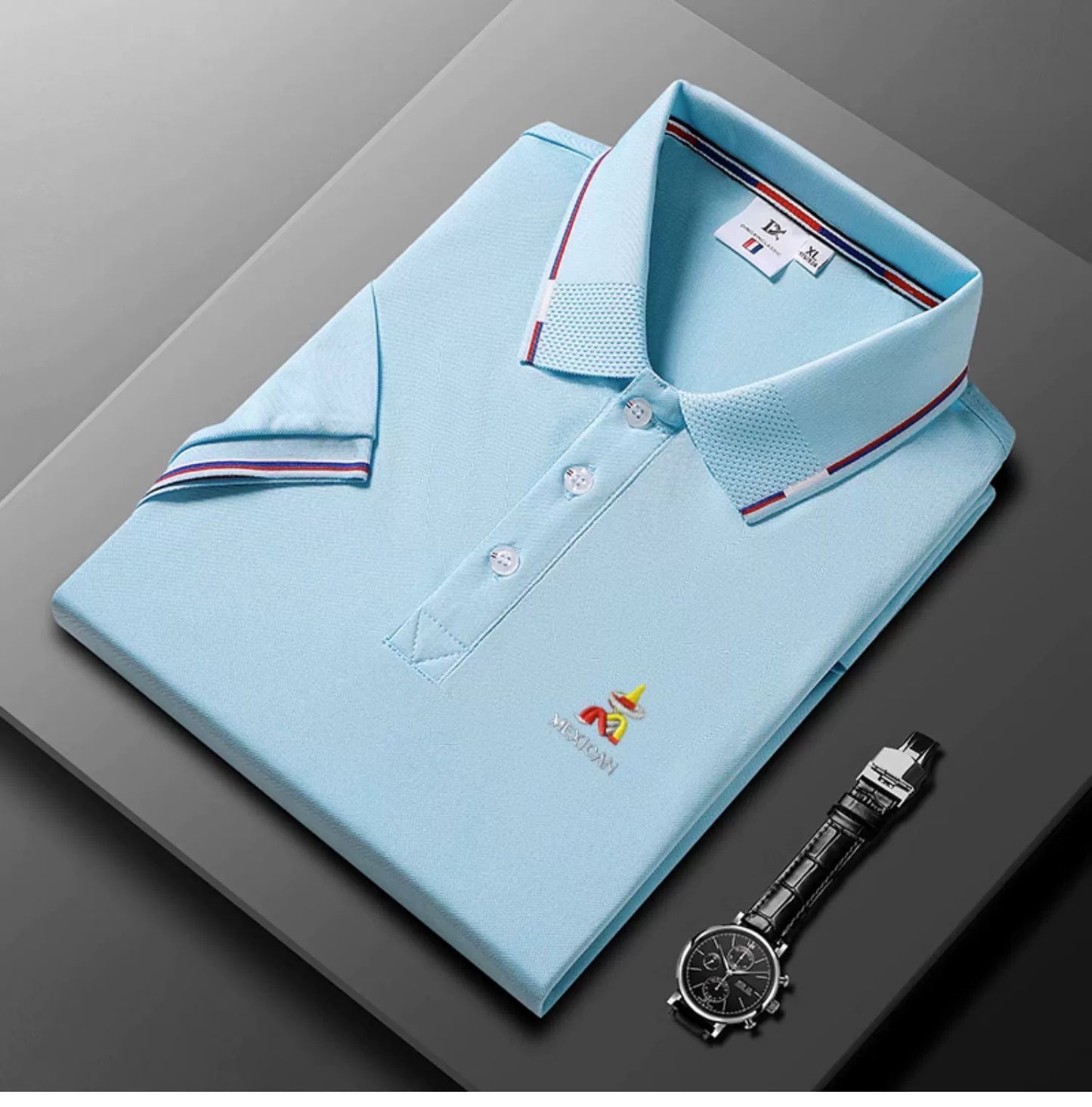 Men/Women Shirt Short-Sleeved and Long-Sleeved Casual Polo T-shirts