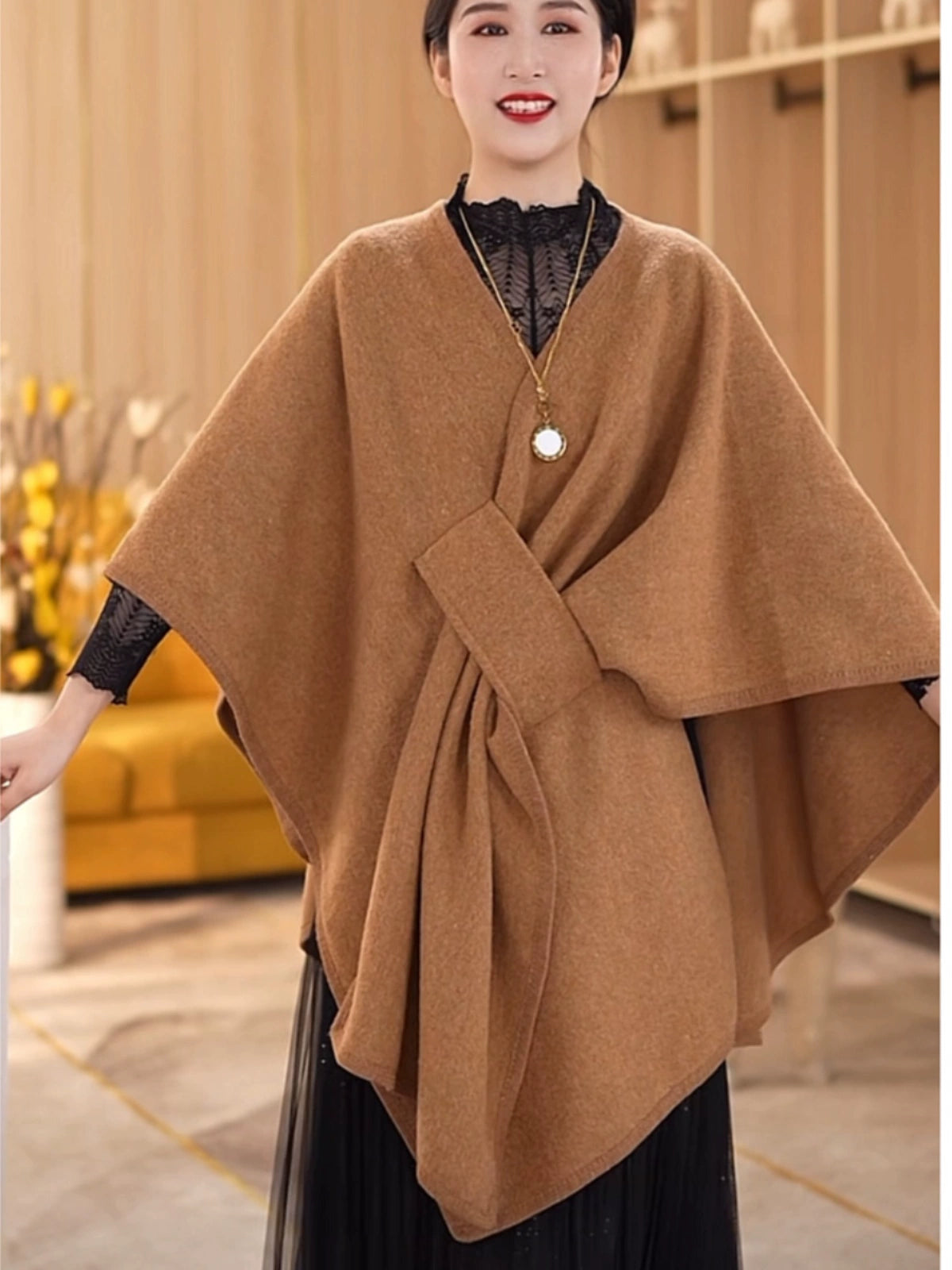 Cardigan Loose Shawl Plus Size