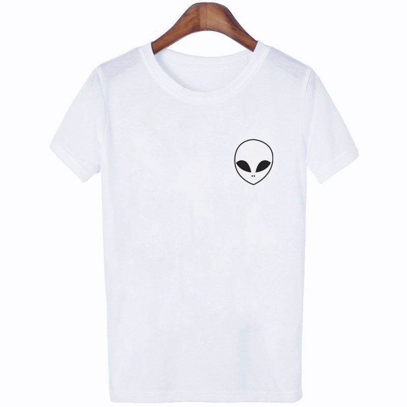 Short Sleeve T-Shirts Round Neck Cartoon Printing Comfortable