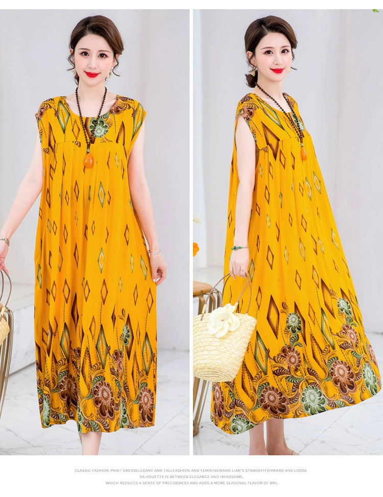 Summer Pure Cotton Stylish Extra Large Size 110.00kg Dress or Sleepwear