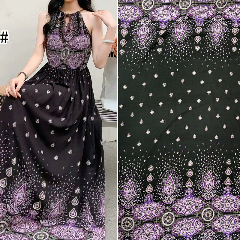 Silk Synthetic Cotton Rayon Cloth Mulberry Summer Loungewear Pajamas Dress