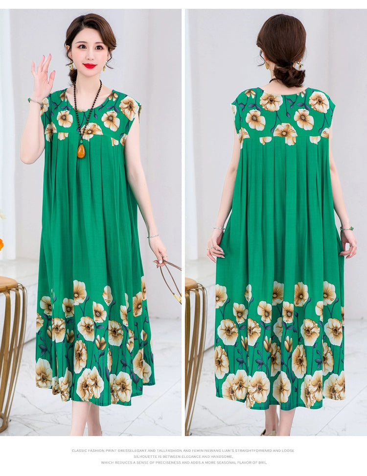 Summer Pure Cotton Stylish Extra Large Size 110.00kg Dress or Sleepwear
