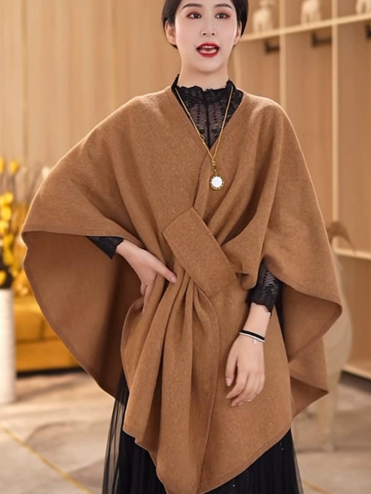 Cardigan Loose Shawl Plus Size