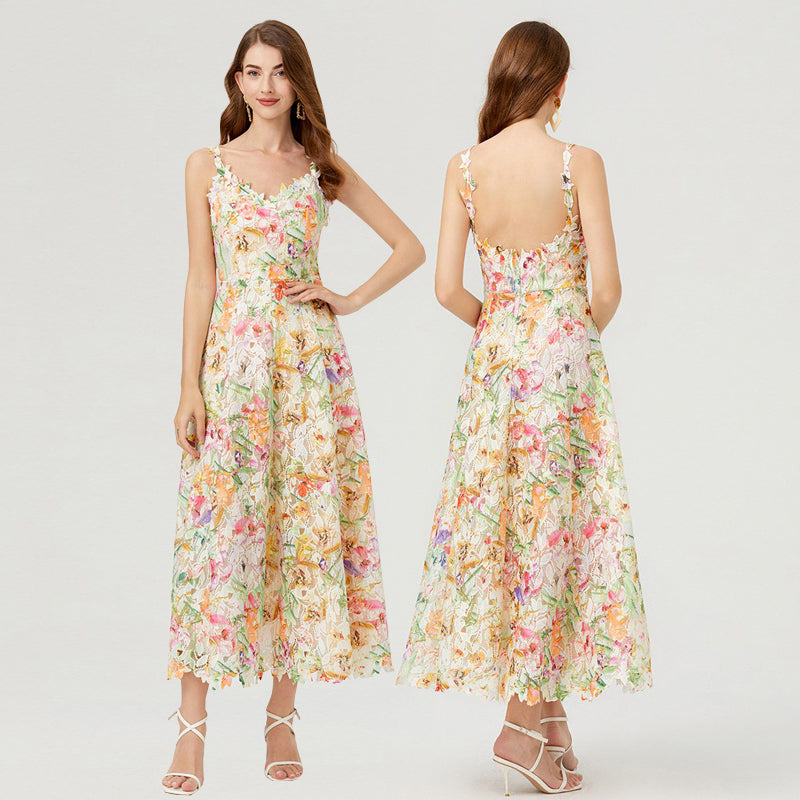 Summer Celebrity Short Sleeve Dress