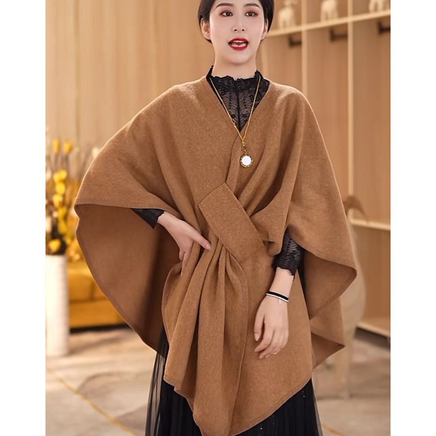 Cardigan Loose Shawl Plus Size