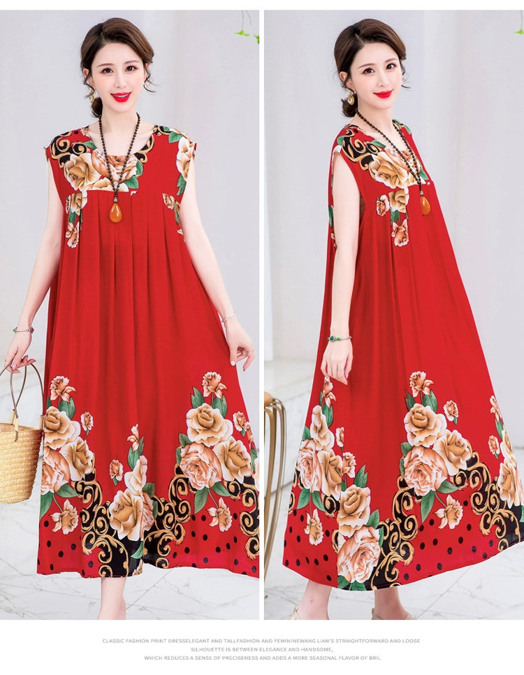 Summer Pure Cotton Stylish Extra Large Size 110.00kg Dress or Sleepwear
