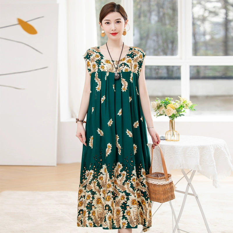 Summer Pure Cotton Stylish Extra Large Size 110.00kg Dress or Sleepwear