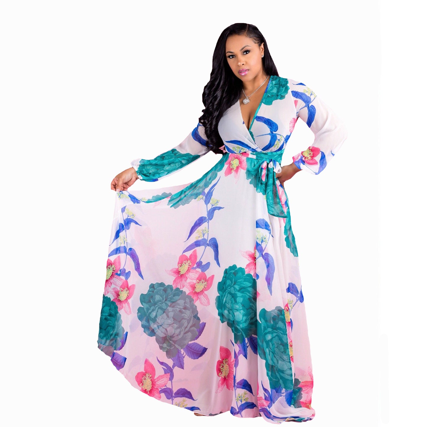 Printed Fashion Floral Beach Dress Fashion Print Fashion Floral Beach Dress