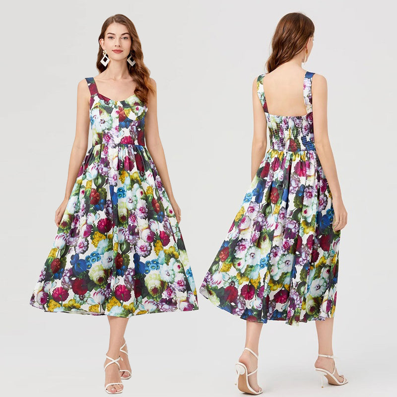 Summer Celebrity Short Sleeve Dress