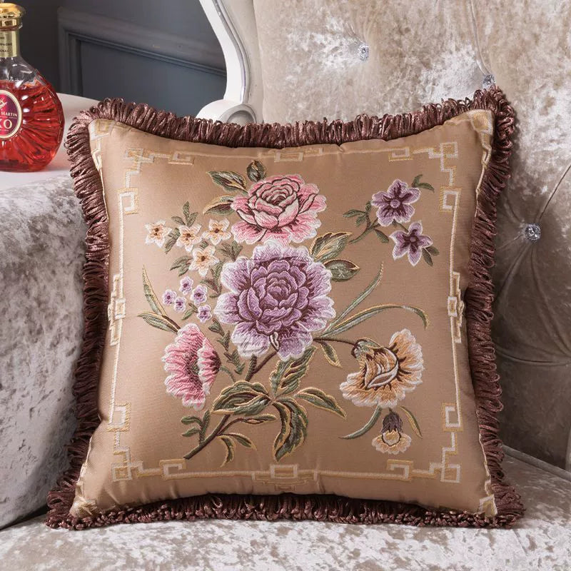 European-Style Luxury Sofa Cushion Pillow Cover Living Room and Hotel Club