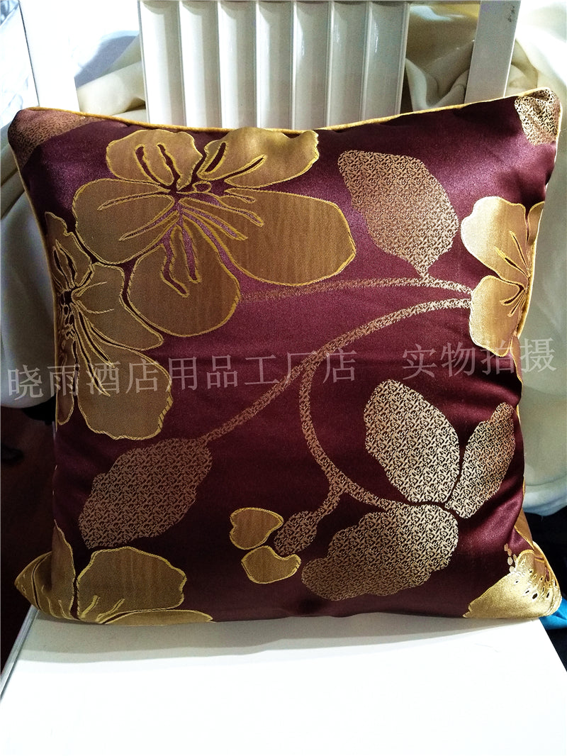 Luxury Hotel Room Removable and Washable Pillow Bed Cushion Cover & Bed Runners