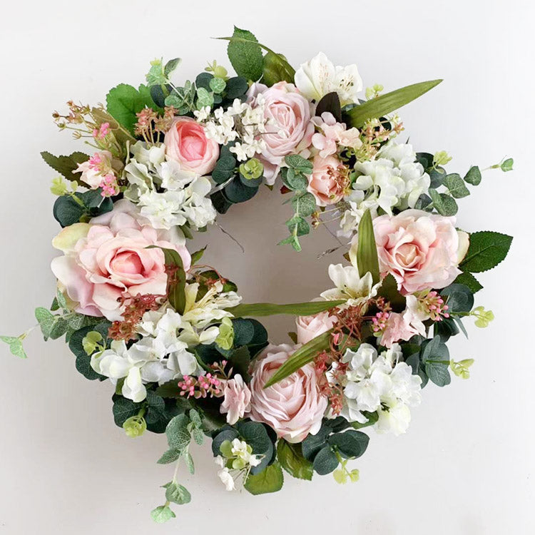 30cm Artificial Floral Car Wedding Wreath Decoration