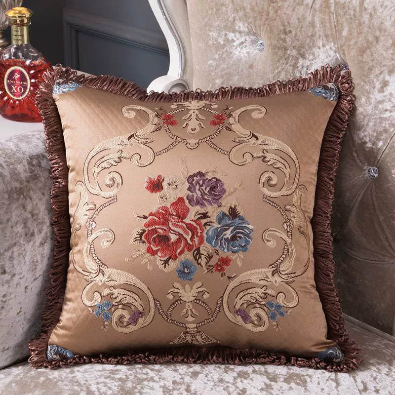 European-Style Luxury Sofa Cushion Pillow Cover Living Room and Hotel Club