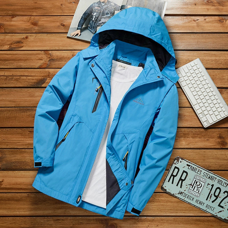 Men's Thin Outdoor Waterproof All Year Round Shell Jacket
