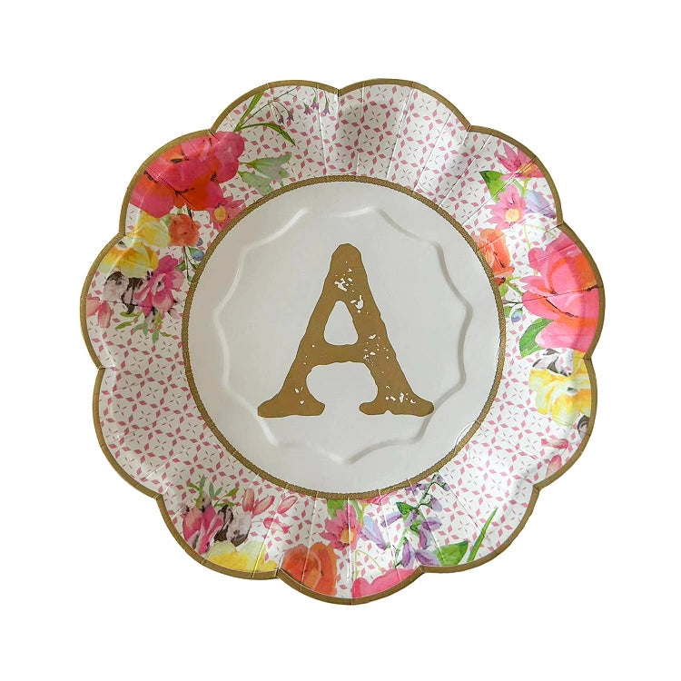 Chinese Style Dessert Tea Time Party Tea Break Paper Plates