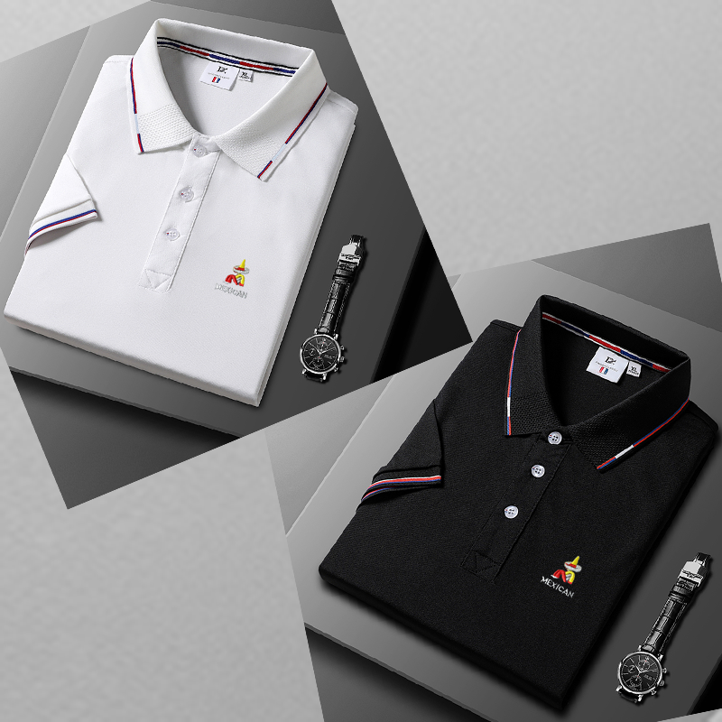 Men/Women Shirt Short-Sleeved and Long-Sleeved Casual Polo T-shirts