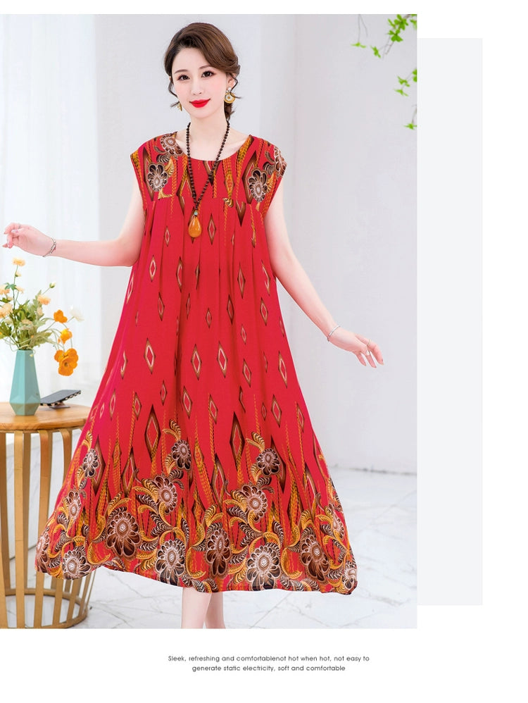 Summer Pure Cotton Stylish Extra Large Size 110.00kg Dress or Sleepwear