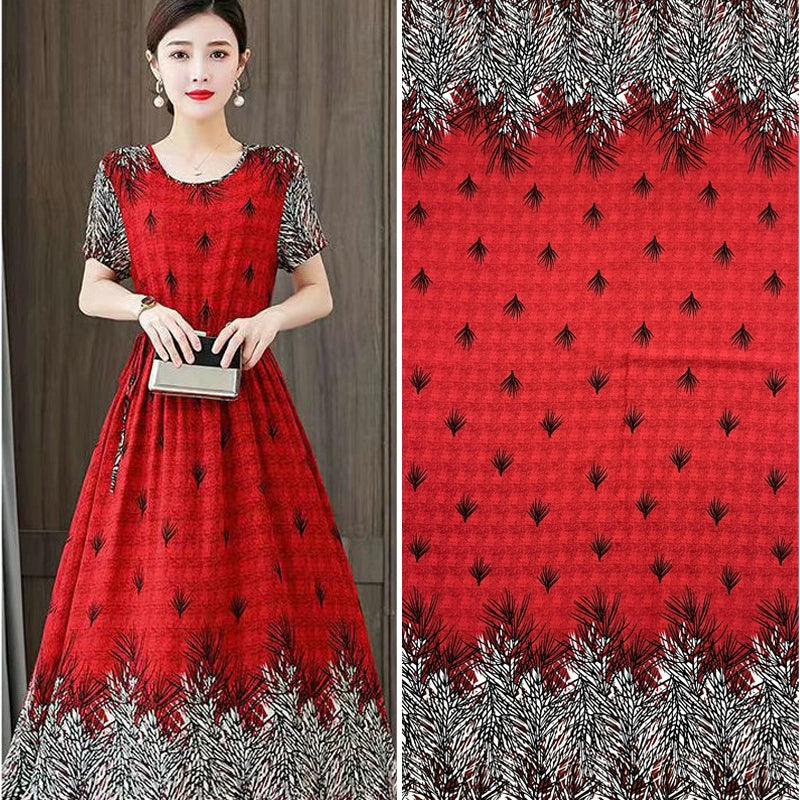 Silk Synthetic Cotton Rayon Cloth Mulberry Summer Loungewear Pajamas Dress