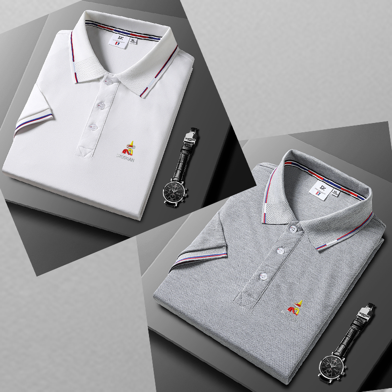 Men/Women Shirt Short-Sleeved and Long-Sleeved Casual Polo T-shirts