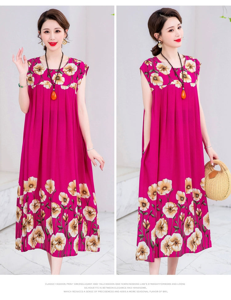 Summer Pure Cotton Stylish Extra Large Size 110.00kg Dress or Sleepwear